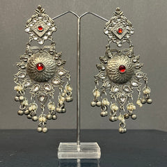 Kamli: Long Oxidized Earrings| Navratri Collection