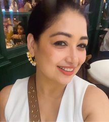 White Pearls Statement Earrings