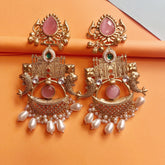 Heer: Golden Statement Earrings