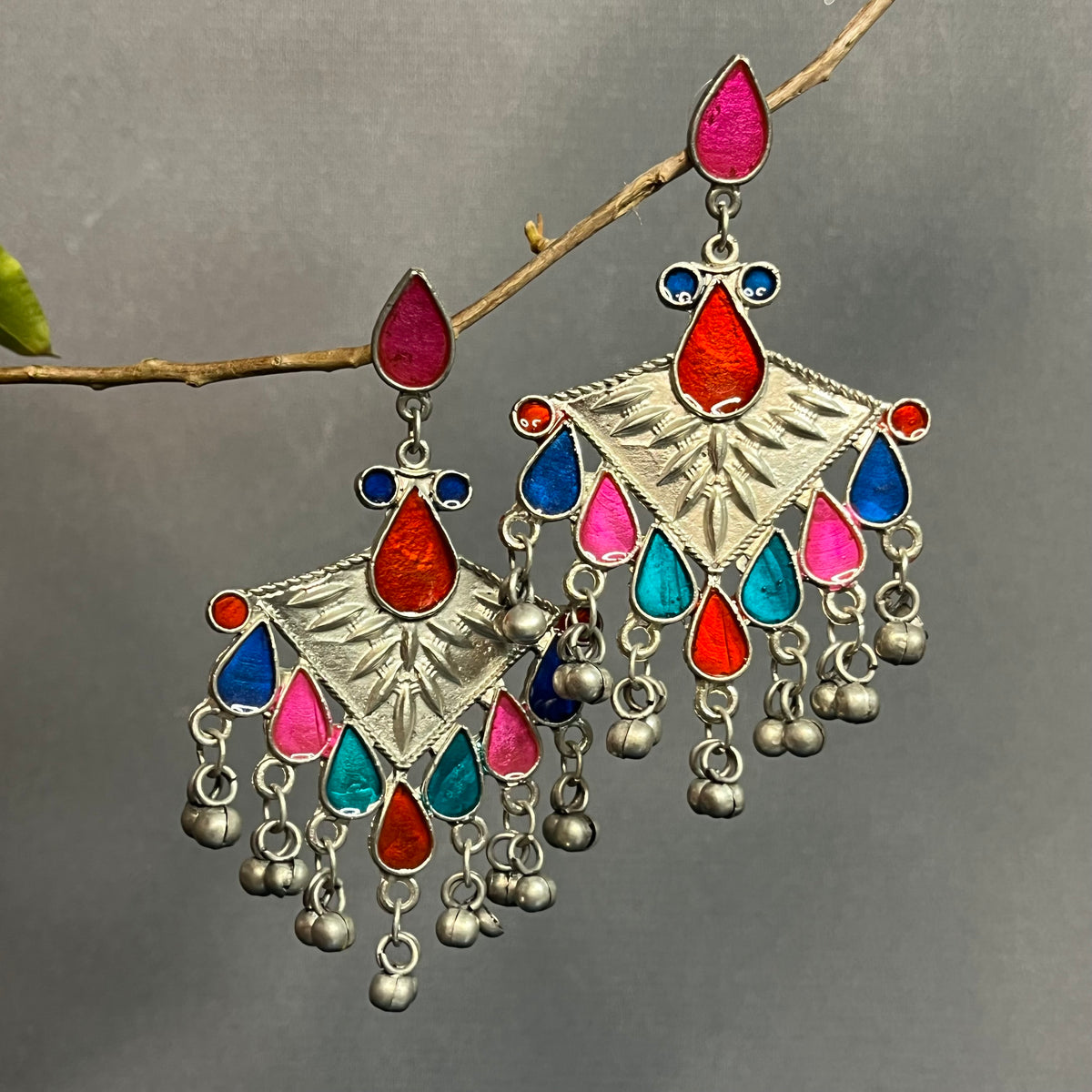 Banjaran: Vintage Afghani Earrings (Long)