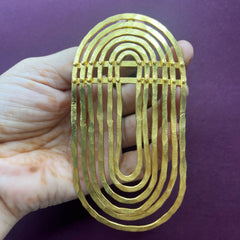 Golden Aura Statement Earrings