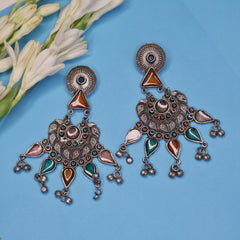 Saloni: Jewellery Oxidised Afghani Tribal Earrings for Girls and Women