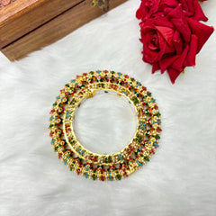 Pragya: Multicolor Rajwadi Bangle