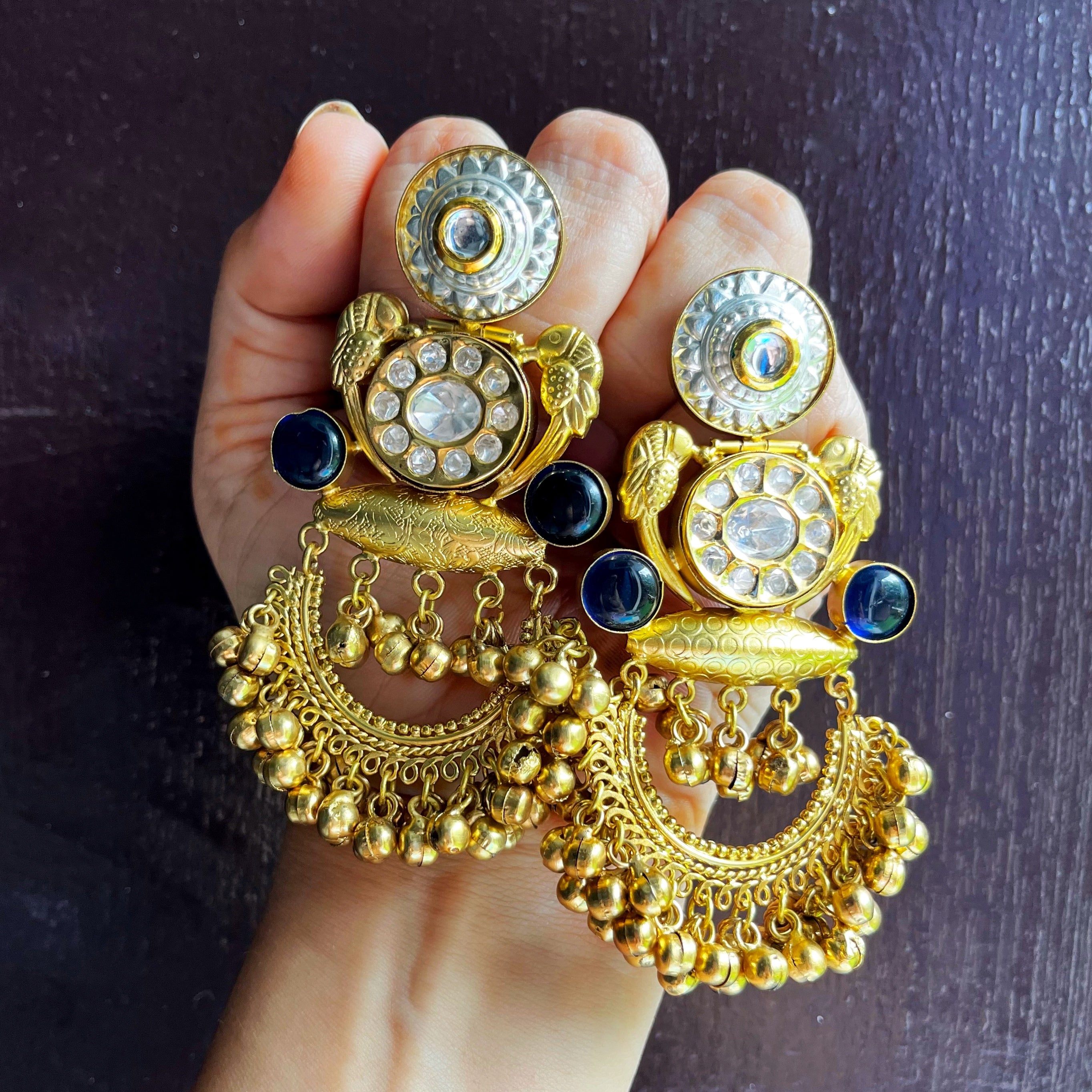 Vartika Ghungroo Earrings: Padmawat Collection