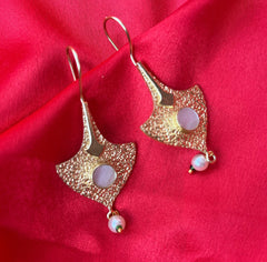 Gold Small Statement Earrings