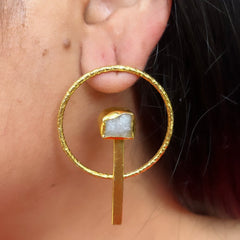 Statement Earrings Gold